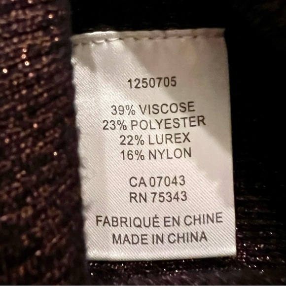 House of Harlow 1960 Revolve Ribbed Midi Dress BodyCon Knit Metallic Halter M - Picture 10 of 10